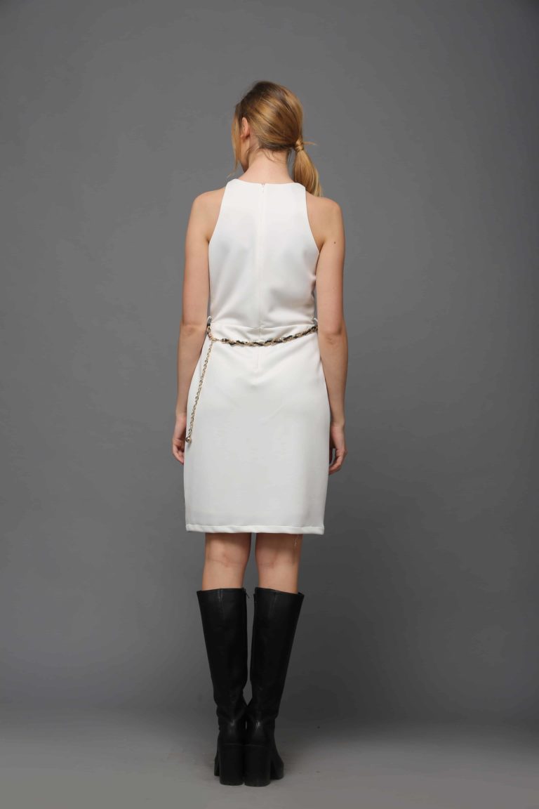 White Sheath Dress