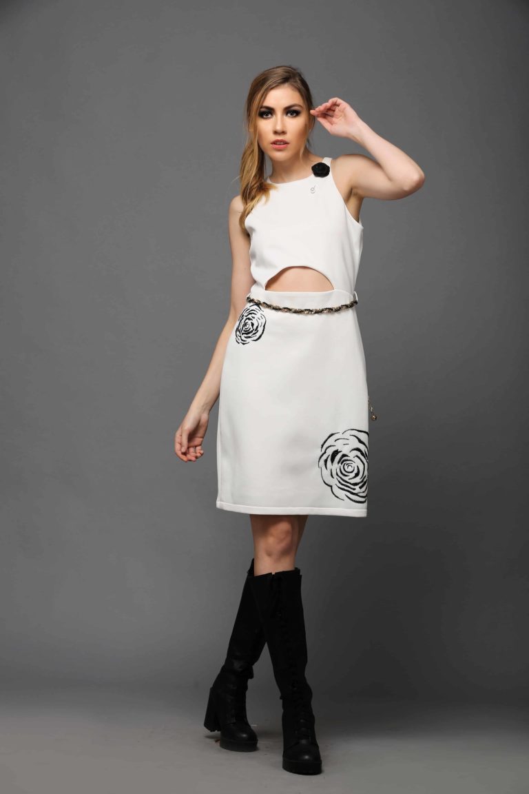 White Sheath Dress